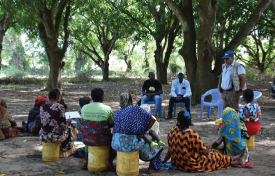 Meeting with community group in the Tana Delta to discuss the proposed African Beekeepers / NatureKenya partnership pilot bee keeping project.